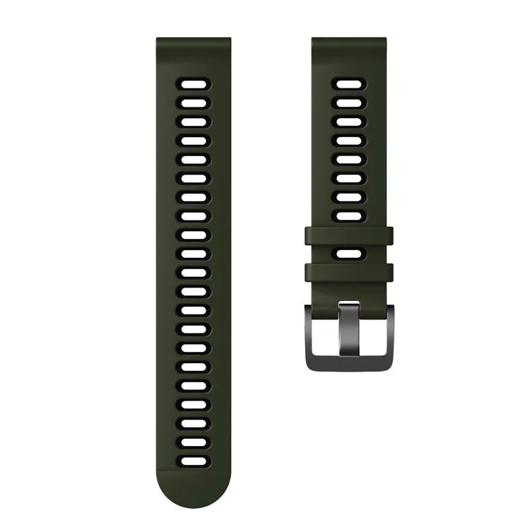 For Samsung Galaxy Watch3 45mm / Garmin Venu 3 Watch Strap 22mm Dual Color Silicone Watchband