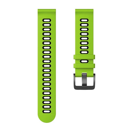 For Samsung Galaxy Watch3 45mm / Garmin Venu 3 Watch Strap 22mm Dual Color Silicone Watchband