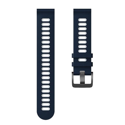 For Samsung Galaxy Watch3 45mm / Garmin Venu 3 Watch Strap 22mm Dual Color Silicone Watchband