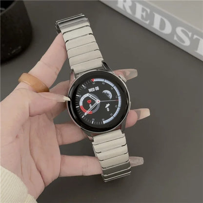 For Samsung Galaxy Watch3 45mm / Huawei Watch GT 4 46mm Band 22mm Stainless Steel Watch Strap