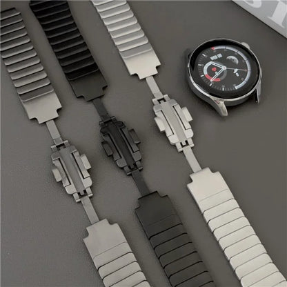 For Samsung Galaxy Watch3 45mm / Huawei Watch GT 4 46mm Band 22mm Stainless Steel Watch Strap