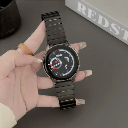 For Samsung Galaxy Watch3 45mm / Huawei Watch GT 4 46mm Band 22mm Stainless Steel Watch Strap