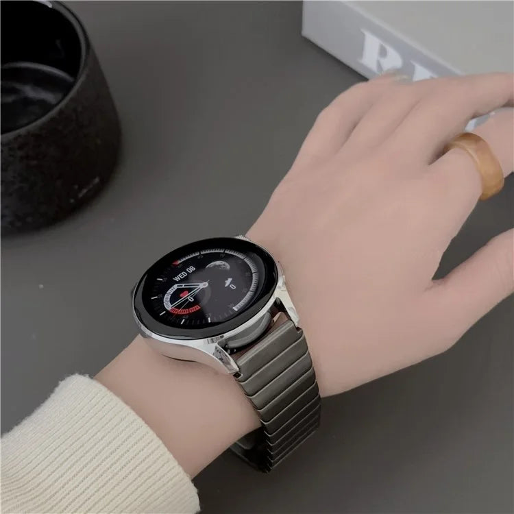For Samsung Galaxy Watch3 45mm / Huawei Watch GT 4 46mm Band 22mm Stainless Steel Watch Strap