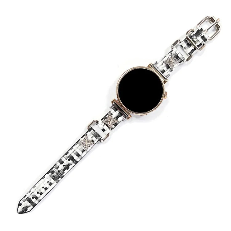 For Huawei Watch GT 4 41mm / Garmin Venu 3S Leather Watch Band 18mm Universal Straps