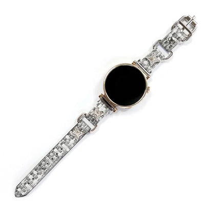 For Huawei Watch GT 4 41mm / Garmin Venu 3S Leather Watch Band 18mm Universal Straps