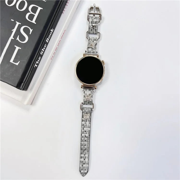 For Huawei Watch GT 4 41mm / Garmin Venu 3S Leather Watch Band 18mm Universal Straps