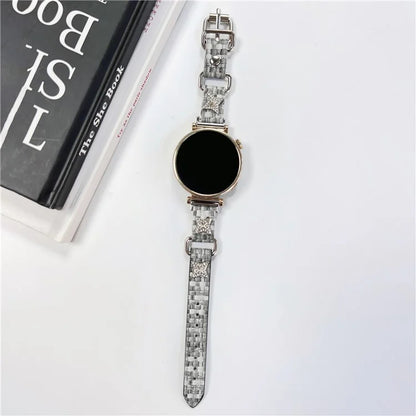 For Huawei Watch GT 4 41mm / Garmin Venu 3S Leather Watch Band 18mm Universal Straps