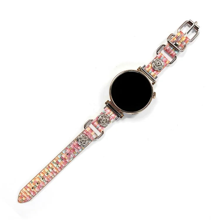 For Huawei Watch GT 4 41mm / Garmin Venu 3S Leather Watch Band 18mm Universal Straps