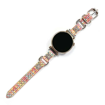 For Huawei Watch GT 4 41mm / Garmin Venu 3S Leather Watch Band 18mm Universal Straps