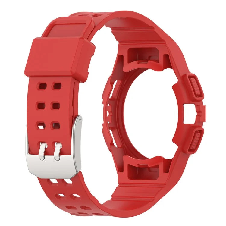 For Samsung Galaxy Watch4 40mm Silicone Watch Strap Wrist Band with Watch Case