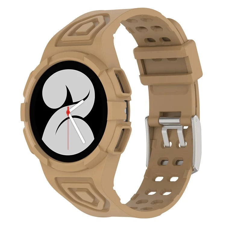 For Samsung Galaxy Watch4 40mm Silicone Watch Strap Wrist Band with Watch Case