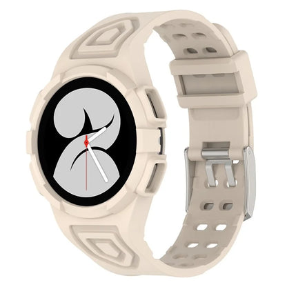 For Samsung Galaxy Watch4 40mm Silicone Watch Strap Wrist Band with Watch Case