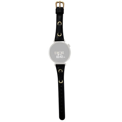 For Huawei Watch GT 4 41mm / Garmin Venu 3S Watch Band 18mm Leather Wrist Straps