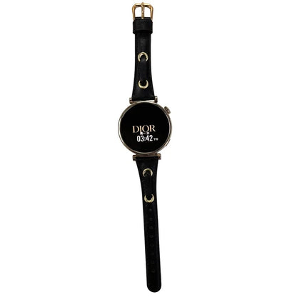 For Huawei Watch GT 4 41mm / Garmin Venu 3S Watch Band 18mm Leather Wrist Straps