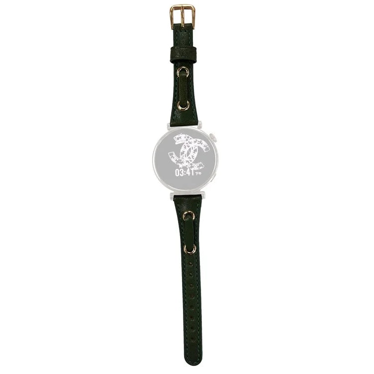 For Huawei Watch GT 4 41mm / Garmin Venu 3S Watch Band 18mm Leather Wrist Straps