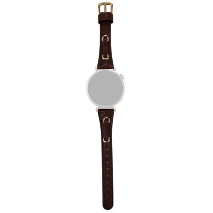 For Huawei Watch GT 4 41mm / Garmin Venu 3S Watch Band 18mm Leather Wrist Straps