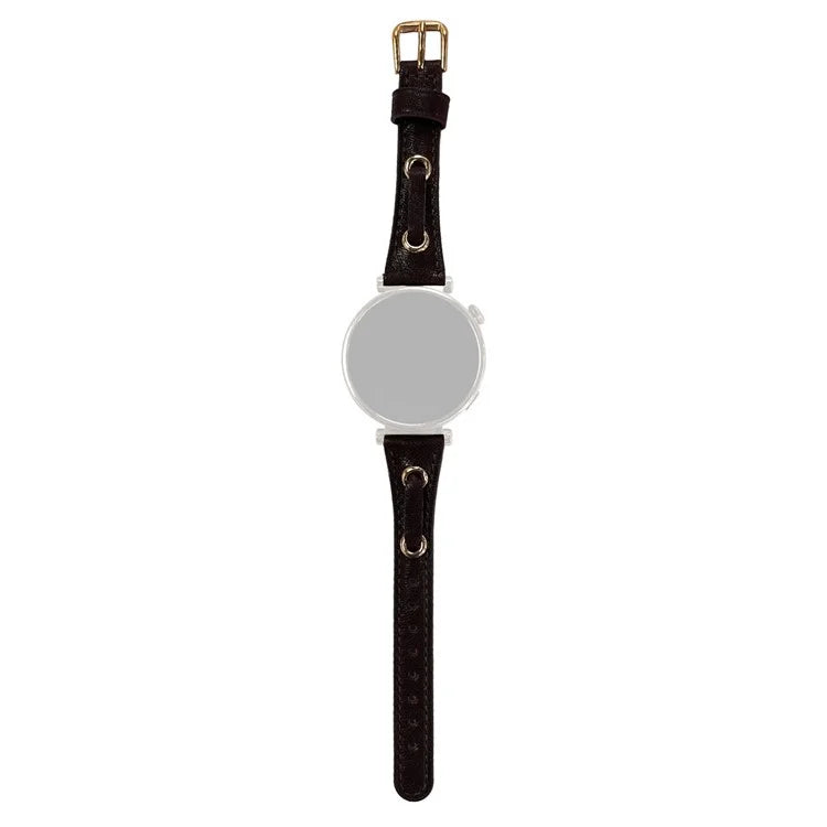 For Huawei Watch GT 4 41mm / Garmin Venu 3S Watch Band 18mm Leather Wrist Straps