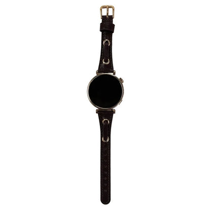 For Huawei Watch GT 4 41mm / Garmin Venu 3S Watch Band 18mm Leather Wrist Straps