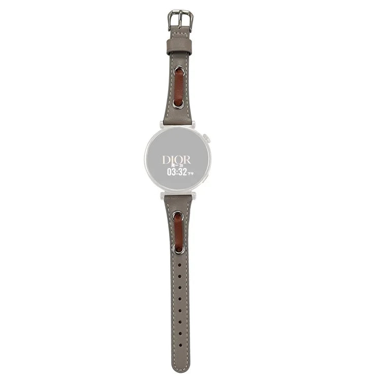 For Huawei Watch GT 4 41mm / Garmin Venu 3S Watch Band 18mm Leather Wrist Straps