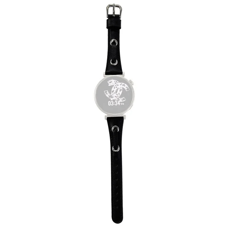 For Huawei Watch GT 4 41mm / Garmin Venu 3S Watch Band 18mm Leather Wrist Straps