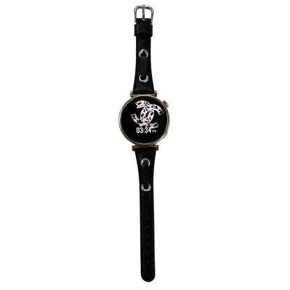 For Huawei Watch GT 4 41mm / Garmin Venu 3S Watch Band 18mm Leather Wrist Straps