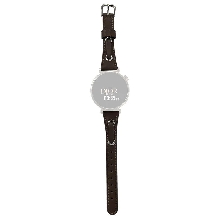 For Huawei Watch GT 4 41mm / Garmin Venu 3S Watch Band 18mm Leather Wrist Straps