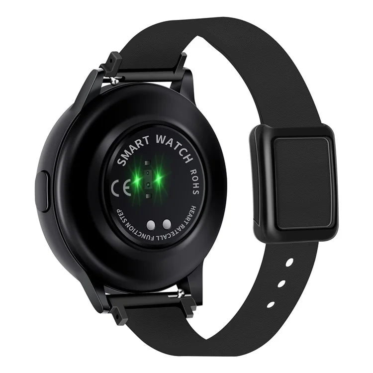 For Samsung Galaxy Watch6 Classic 47mm 43mm Watch Band 20mm Leather Strap with Magnetic Folding Buckle