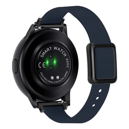 For Samsung Galaxy Watch6 Classic 47mm 43mm Watch Band 20mm Leather Strap with Magnetic Folding Buckle