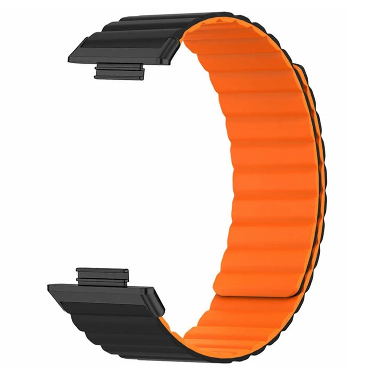 For Huawei Watch Fit 2 Magnetic Watch Strap Silicone Adjustable Wristband