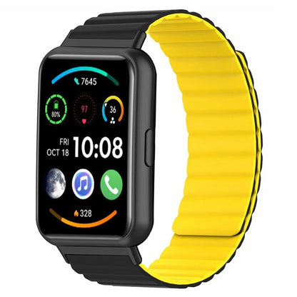 For Huawei Watch Fit 2 Magnetic Watch Strap Silicone Adjustable Wristband