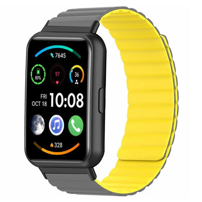 For Huawei Watch Fit 2 Magnetic Watch Strap Silicone Adjustable Wristband