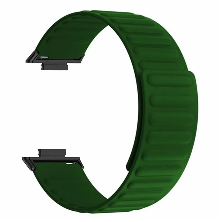For Huawei Watch Fit 2 Magnetic Watch Strap Silicone Adjustable Wristband