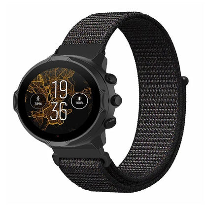 For Suunto Spartan Sport Wrist HR Baro / Suunto 7 Strap 24mm Nylon Sport Loop Watch Bands