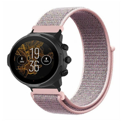 For Suunto Spartan Sport Wrist HR Baro / Suunto 7 Strap 24mm Nylon Sport Loop Watch Bands