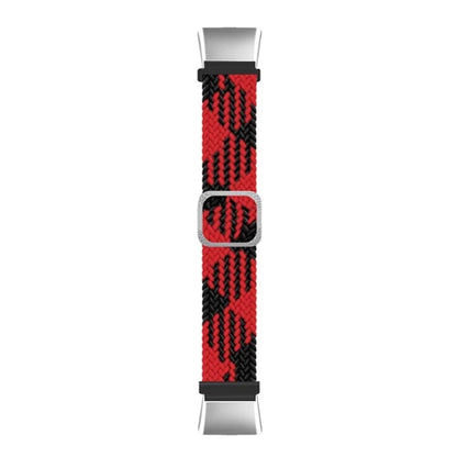 For OPPO Watch Free Replacement Strap Braided Elastic Fabric Watch Band with Silver Connector