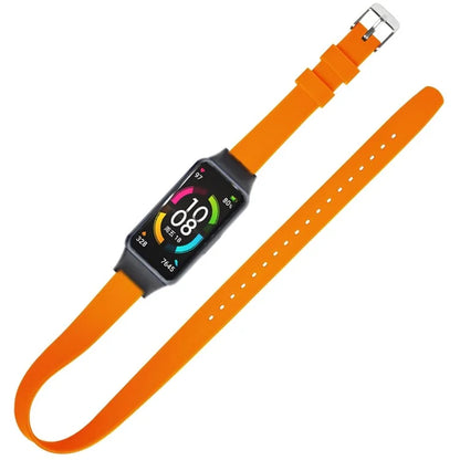 For Huawei Band 6 / Band 6 Pro / Honor Band 6 Strap Long Silicone Watch Bands