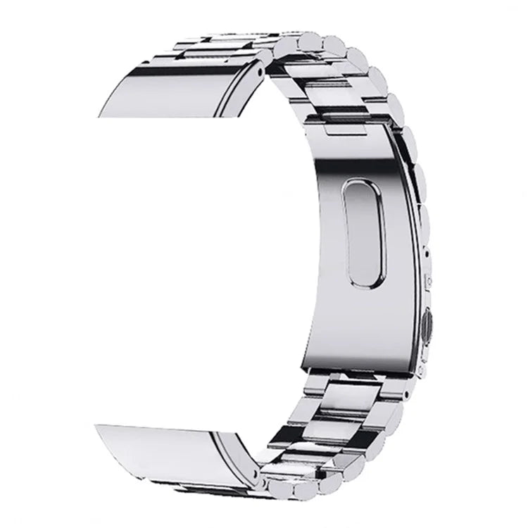 For Xiaomi Redmi Watch 2 / Watch 2 Lite Watch Band 3-beads Solid Metal Strap Replacement