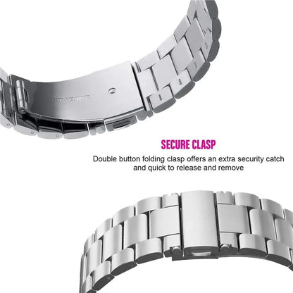 For Xiaomi Redmi Watch 2 / Watch 2 Lite Watch Band 3-beads Solid Metal Strap Replacement