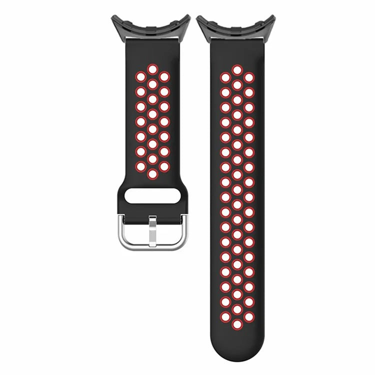 For Google Pixel Watch 2 / Pixel Watch Silicone Strap Dual Color Breathable Watch Bands