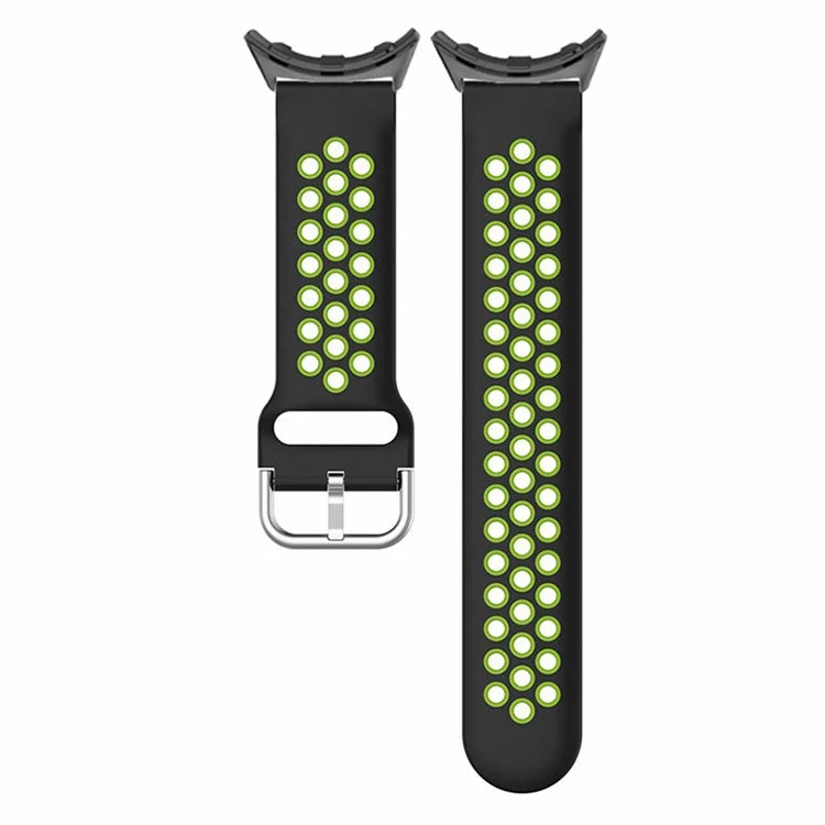 For Google Pixel Watch 2 / Pixel Watch Silicone Strap Dual Color Breathable Watch Bands