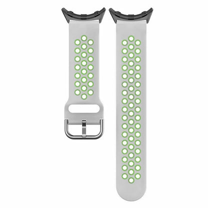 For Google Pixel Watch 2 / Pixel Watch Silicone Strap Dual Color Breathable Watch Bands