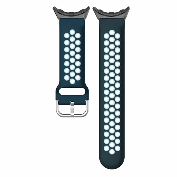 For Google Pixel Watch 2 / Pixel Watch Silicone Strap Dual Color Breathable Watch Bands