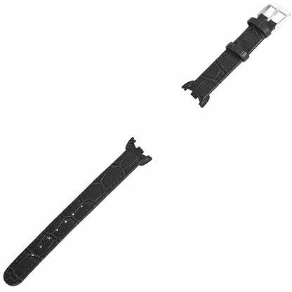 For Xiaomi Smart Band 8 / Smart Band 8 NFC Replacement Strap Bamboo Texture Cowhide Leather Band