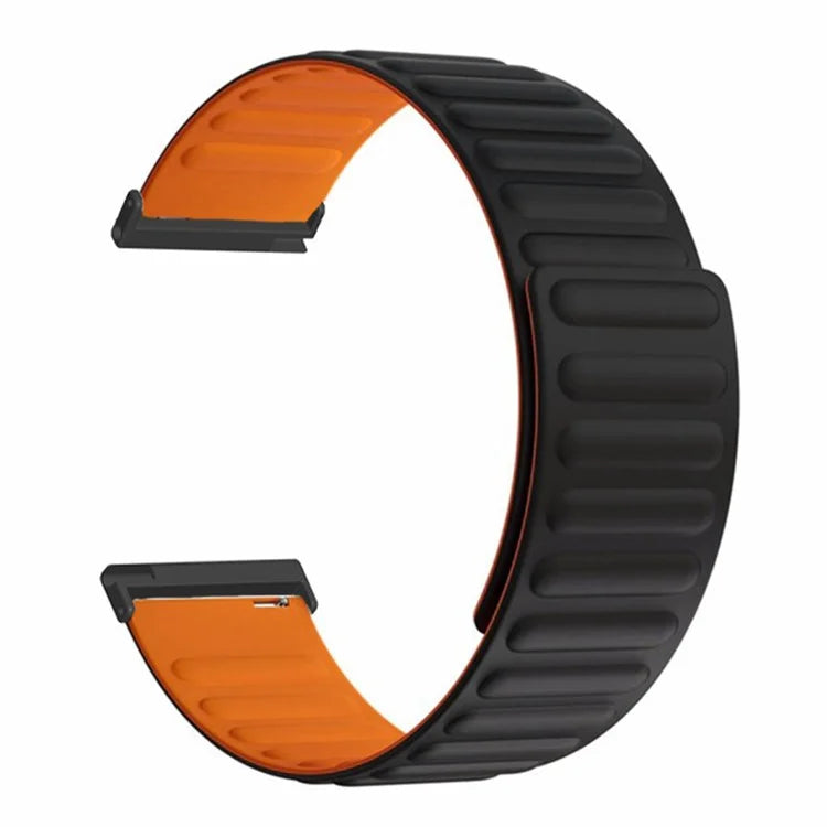 For Suunto Spartan Sport Wrist HR Baro / Suunto 7 Magnetic Band 24mm Silicone Watch Strap