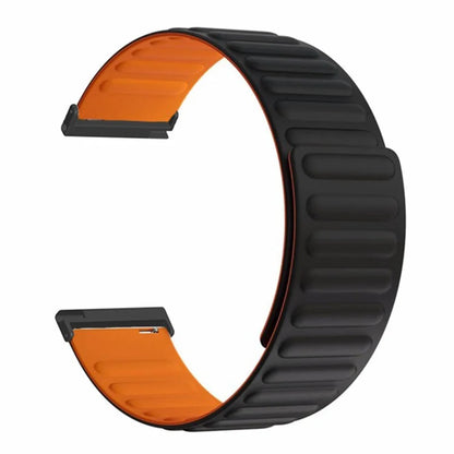For Suunto Spartan Sport Wrist HR Baro / Suunto 7 Magnetic Band 24mm Silicone Watch Strap