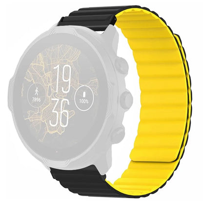 For Suunto Spartan Sport Wrist HR Baro / Suunto 7 Magnetic Band 24mm Silicone Watch Strap