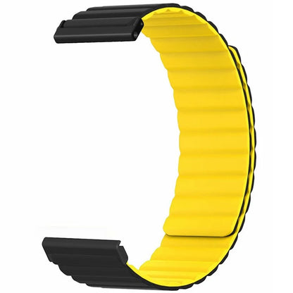 For Suunto Spartan Sport Wrist HR Baro / Suunto 7 Magnetic Band 24mm Silicone Watch Strap