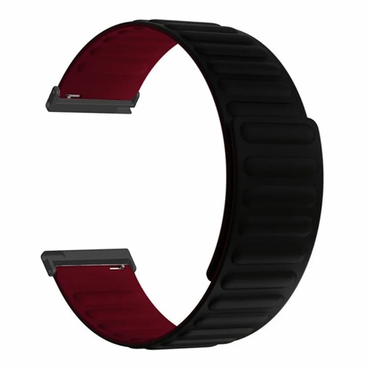 For Suunto Spartan Sport Wrist HR Baro / Suunto 7 Magnetic Band 24mm Silicone Watch Strap