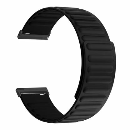 For Suunto Spartan Sport Wrist HR Baro / Suunto 7 Magnetic Band 24mm Silicone Watch Strap