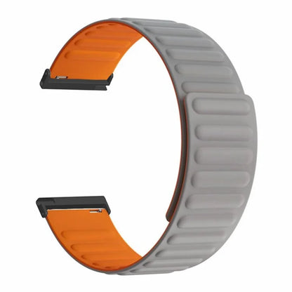For Suunto Spartan Sport Wrist HR Baro / Suunto 7 Magnetic Band 24mm Silicone Watch Strap